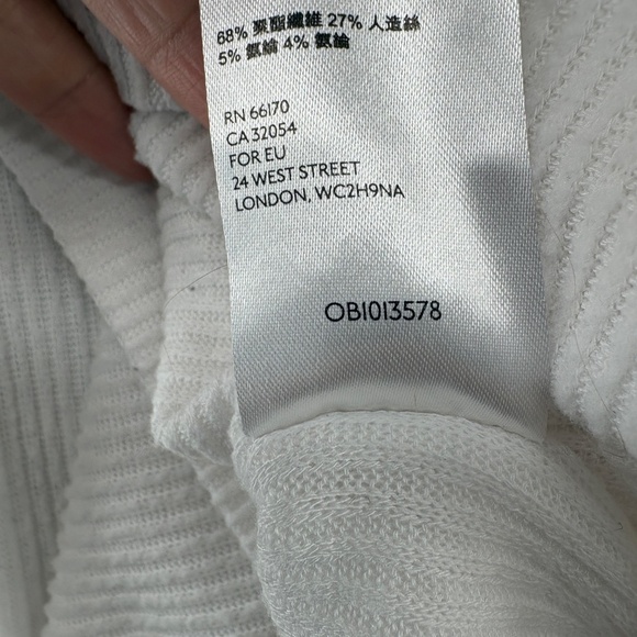 Free People We The Free Main Squeeze Hacci Off Shoulder Top White Size Medium - Picture 7 of 10